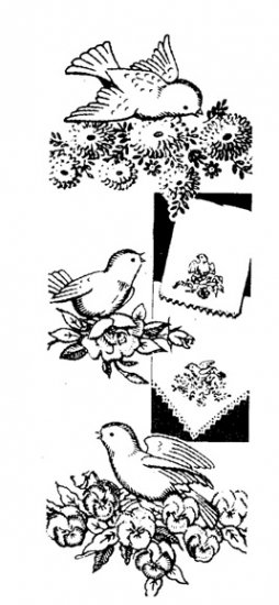 LW757 Birds & Flowers - Click Image to Close